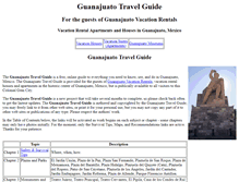 Tablet Screenshot of guanajuatotravelguide.com